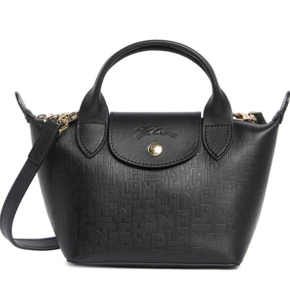 Longchamp X-small Le Pliage Cuir Top Handle Crossbody Bag